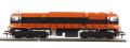Irish Class 071 086 in CIE 'Supertrain' orange and black