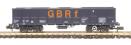 JNA box aggregate wagon in GBRf dark blue with working tail lamp - 81 70 5500 503-4