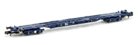 Set of 3 PFA Container Flat Wagons Blue GPS Bogies