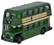 Bristol Lodekka bus in green