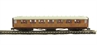 Gresley first class coach in LNER Teak livery