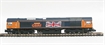 Class 66 diesel 66705 "Golden Jubilee" in GBRf livery