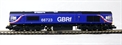Class 66 diesel 66723 in GBRf / First Group livery (low emission design)