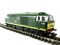 Class 35 Hymek D7008 in BR two tone green with Alt. Deco positions