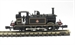 Stroudley Terrier 0-6-0T 32677 in BR Lined Black with Early Crest