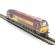 Class 67 diesel 67024 in EWS maroon. DCC fitted
