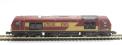 Class 67 diesel 67030 in EWS maroon. DCC Fitted
