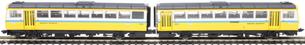 Class 142 'Pacer' 2 car DMU 142021 in Tyne and Wear PTE livery - DCC fitted