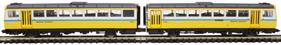 Class 142 'Pacer' 2 car DMU 142021 in Tyne and Wear PTE livery