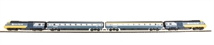 Class 43 43076 & 43077 HST Book Set in BR blue & grey livery - includes 2 Mk3 coaches