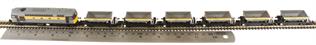 Class 26 26011 in BR civil engineers 'Dutch' grey/yellow and six Dogfish ballast hoppers in grey/yellow - Limited Edition