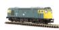 Class 27 diesel 27008 in BR blue with plated gangway doors. DCC fitted