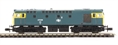 Class 27 diesel 27008 in BR blue with plated gangway doors