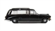 Daimler DS420 Limousine hearse in black