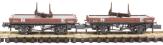 Bolster wagon in LNER bauxite - pack of two