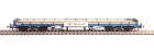 60ft Carflat car carrier B745758 in BR blue with MotoRail branding