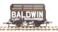 7-plank open wagon 'Baldwin, Bristol & Birmingham' with coke rails - black