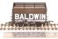7-plank open wagon 'Baldwin, Bristol & Birmingham' with coke rails - black