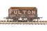7 plank wagon - "Fulton, Wigan" - weathered