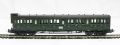 Class B4 2nd class coach with brakesman cabin of the German DB in green livery Epoch III 