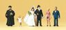 Wedding Group - Protestant (6 figures)