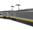 Eurostar complete train set with power car, dummy, 2 coaches & track