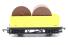 LWB open wagon in yellow 13578 - split from set