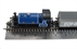 Caledonian Belle starter trainset with 0-4-0 steam loco in blue with 4 wheel coach & open wagon