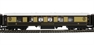 The Orient Express train set with BR 4-6-2 "Clan Line" Re-built Merchant Navy Class loco 35028 and 3 pullman coaches