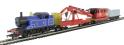 Breakdown Hauler Train Set with 0-4-0 locomotive, Breakdown Crane and Support Van