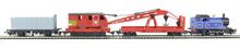 Breakdown Hauler Train Set with 0-4-0 locomotive, Breakdown Crane and Support Van