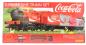 Coca Cola Summertime starter train set - with 0-4-0T steam locomotive, flatbed wagon with containers, tank wagon, controller and oval of track