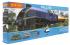 Mallard Record Breaker train set with Class A4 4-6-2 in BR blue, three coaches and oval of track with siding