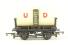 4 wheel milk tank in United Dairies "UD" white