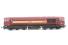 Class 58 58039 in EWS maroon and gold