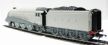 Class A4 4-6-2 2509 "Silver Link" & tender in LNER silver - Live Steam powered