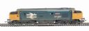 Class 37 37261 'Caithness' in BR large logo blue with highland stag (weathered)