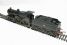 Class 2P 4-4-0 40604 in BR lined black with early emblem (weathered)