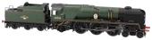 Rebuilt Battle of Britain Class 4-6-2 34088 "213 Squadron" in BR Green with late crest