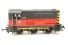 Class 08 shunter 08513 in Parcels sector red and grey - split from R2669 set