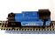 Industrial 0-4-0 steam locomotive in blue "Morse Colleries"