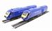 Class 43 HST power car & dummy in First Great Western livery- DCC fitted