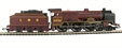 Class 5XP 'Patriot' 4-6-0 5532 'Illustrious' in LMS crimson - Railroad range
