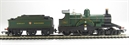 Dean Single Pack with 4-2-2 in GWR green livery and 2 clerestory coaches in GWR chocolate & cream GWR 175 Swindon Collection