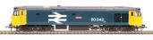 Class 50 50042 "Triumph" in BR large logo blue with black roof
