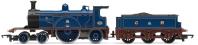 Caledonian Single 4-2-2 Train Pack with 123 in CR blue and two CR coaches