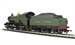 County Class 4-4-0 3821 "County of Bedford" in GWR Great Western Green (Railroad Range)