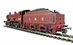 Class 4P Compound 4-4-0 1000 in LMS Crimson lake - Railroad Range