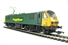 Class 90 90046 in original Freightliner Green/Yellow 