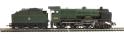 Class 6P Patriot 4-6-0 45518 "Bradshaw" in BR Green with early crest - Railroad range